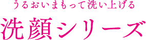 洗顔シリーズ