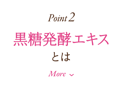 Point2 黒糖発酵エキスとは